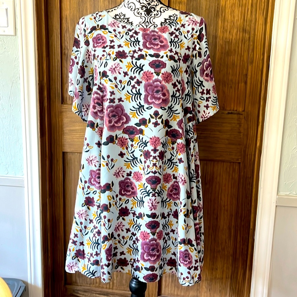 Kimchi Blue floral open back dress